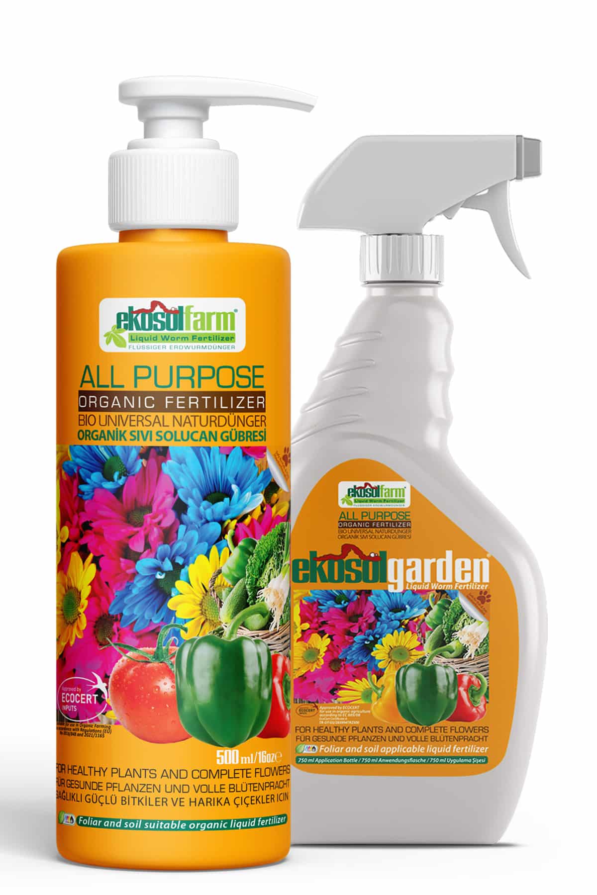 EkosolFarm Sıvı Solucan Gübresi 500 ml sprey