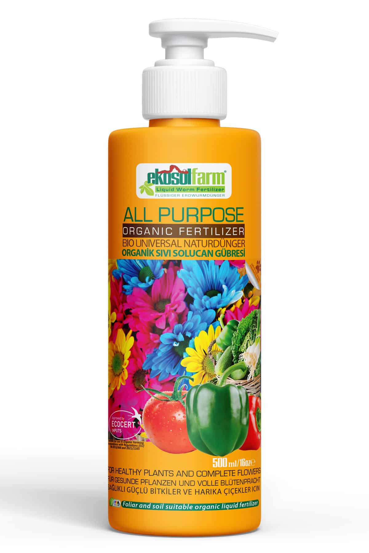 EkosolFarm Sıvı Solucan Gübresi 500 ml